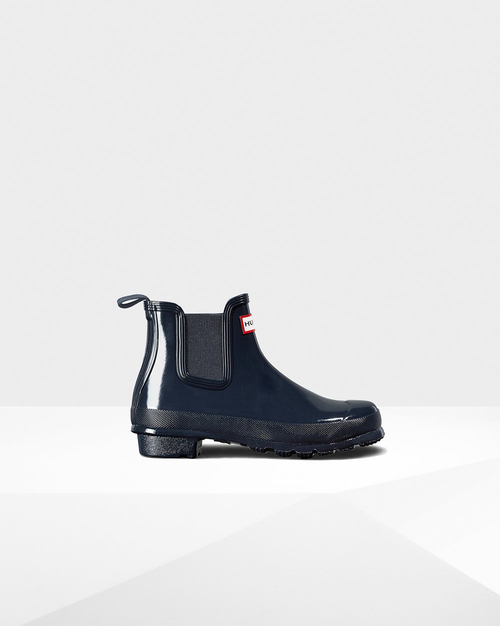 Hunter Original Gloss Chelsea Boots - Sale Online Womens Navy - YOBTXS962